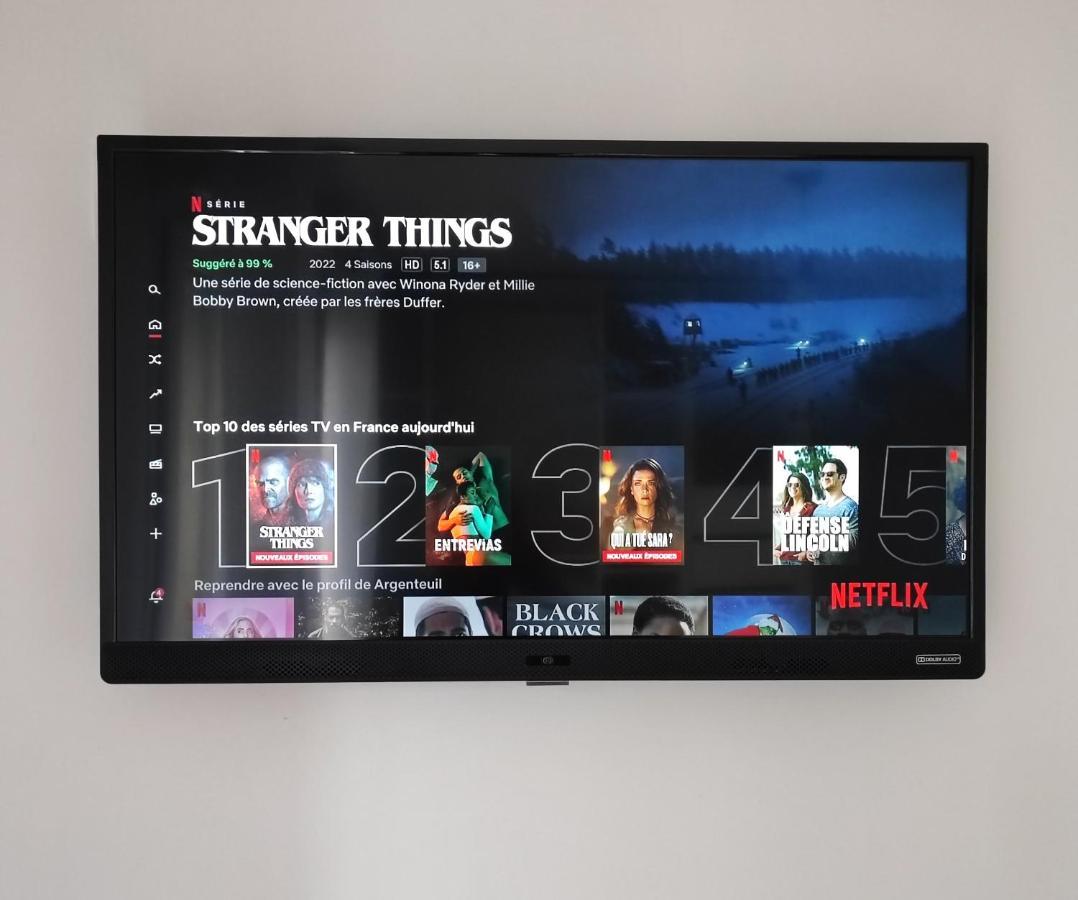 Ferienwohnung Chic Et Moderne+Wifi+Netflix Argenteuil Exterior foto